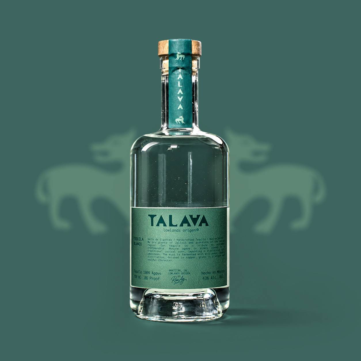 Botella de Tequila Talava Blanco